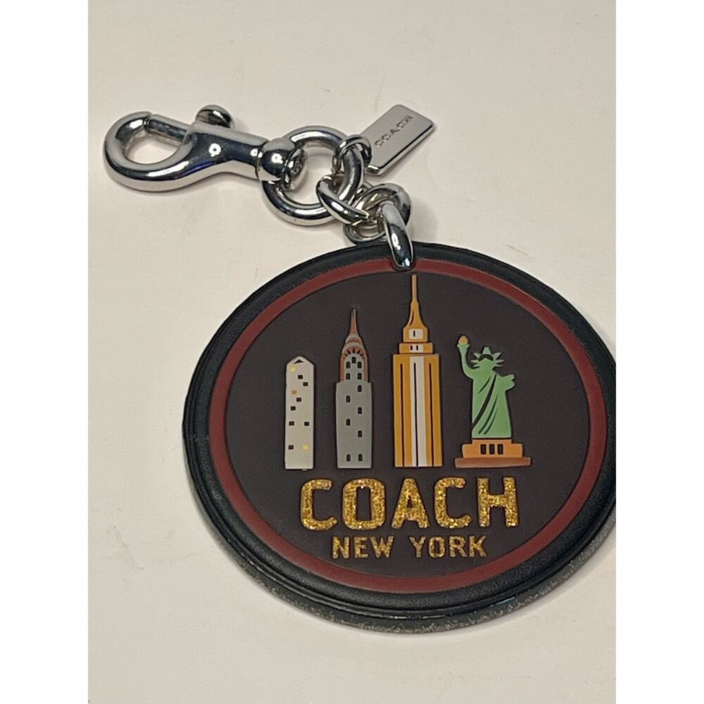 Coach NYC Keychain Charm